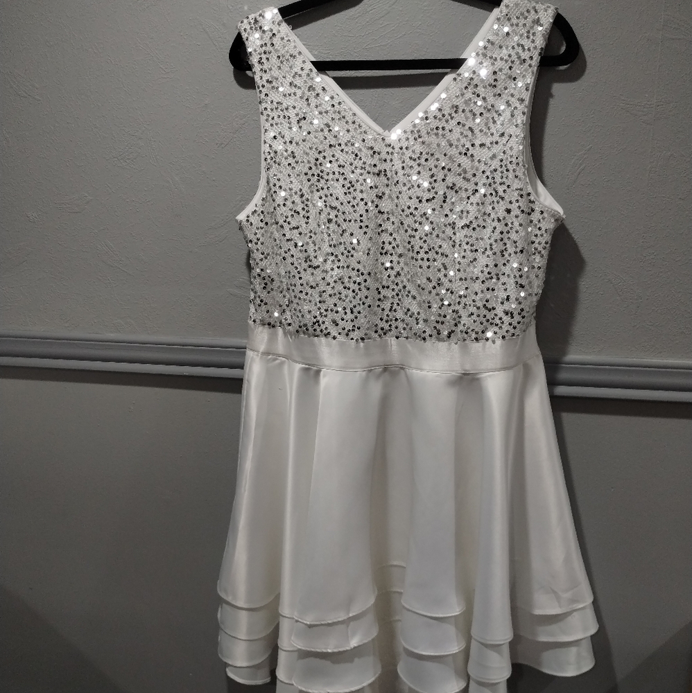 High Low White Dress